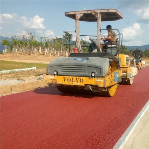 Μέθοδος Κατασκευής Έγχρωμου Ασφαλτοστρώματος